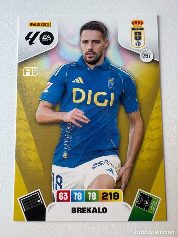 Figurine di Calcio: Carta Brekalo Oviedo 267 Adrenalyn 2025-26