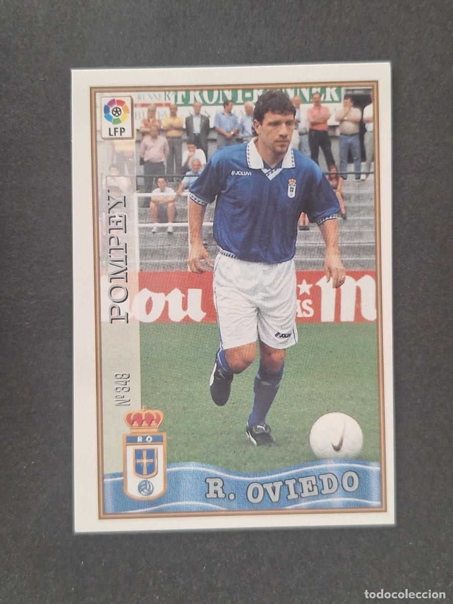 Figurine di Calcio: L1 POMPEY REAL OVIEDO 348 MUNDICROMO LAS FICHAS DE LA LIGA 1997 1998 97 98