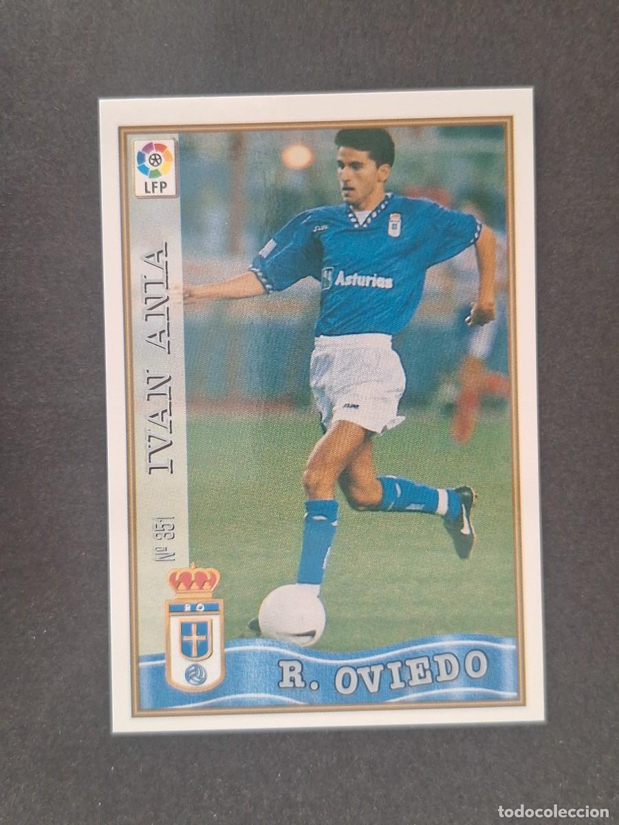 Fu&szlig;ball-Sticker: L1 IVAN ANIA REAL OVIEDO 351 MUNDICROMO LAS FICHAS DE LA LIGA 1997 1998 97 98