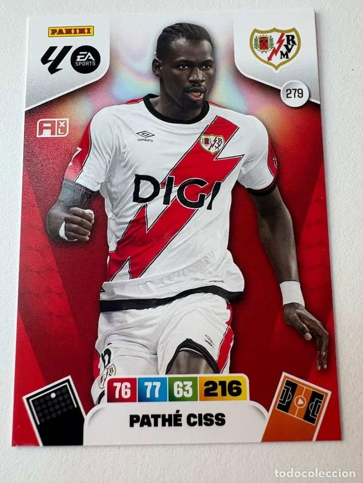 Cromos de f&uacute;tbol: Carta Path&eacute; Ciss Rayo Vallecano 279 Adrenalyn 2025-26