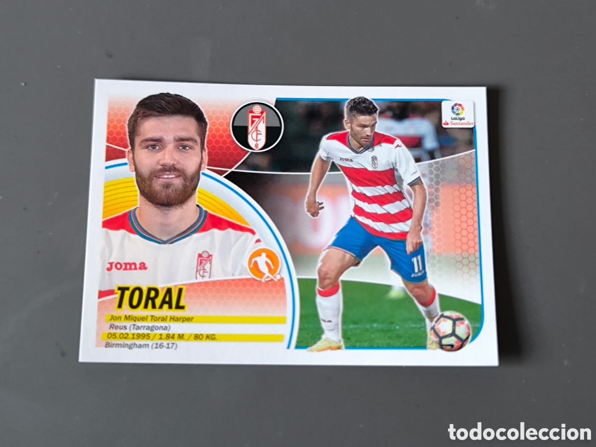 Cromos de f&uacute;tbol: TORAL 12 BIS Granada CF Liga Este 16 17