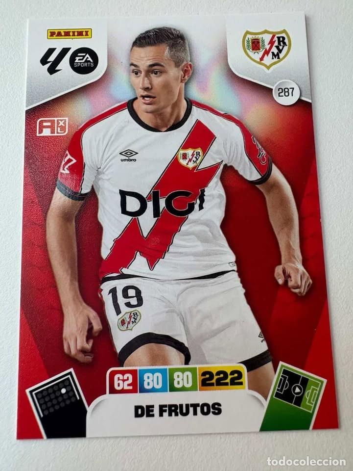 Cromos de f&uacute;tbol: Carta De Frutos Rayo Vallecano 287 Adrenalyn 2025-26