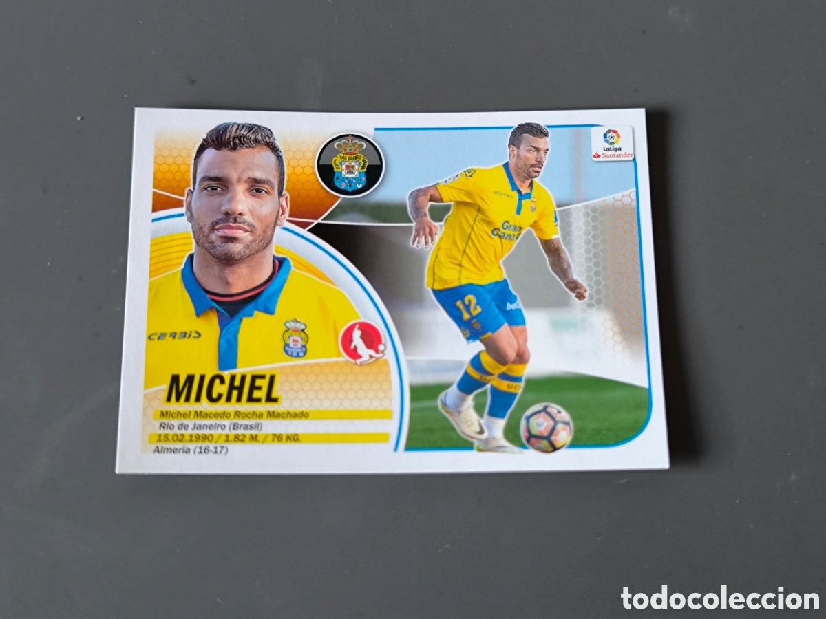 Cromos de f&uacute;tbol: MICHEL 3 BIS Las Palmas Liga Este 16 17