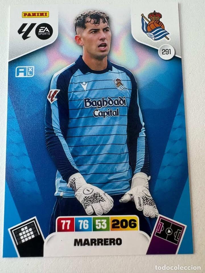 Fu&szlig;ball-Sticker: Carta Marrero Real Sociedad 291 Adrenalyn 2025-26