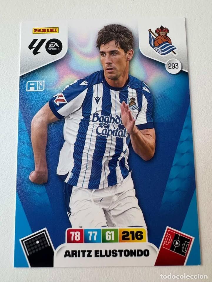 Fu&szlig;ball-Sticker: Carta Aritz Elustondo Real Sociedad 293 Adrenalyn 2025-26