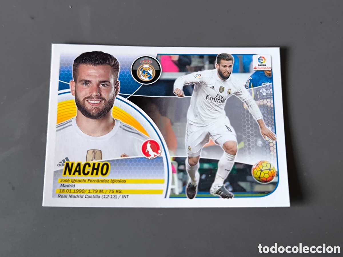 Fu&szlig;ball-Sticker: NACHO 6 B Real Madrid Liga Este 16 17 y