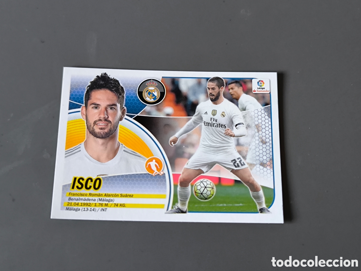 Fu&szlig;ball-Sticker: ISCO 11 A Real Madrid Liga Este 16 17