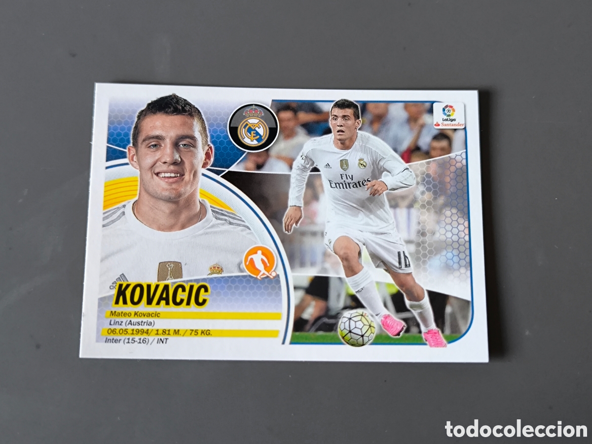 Football Stickers: KOVACIC 11 B Real Madrid Liga Este 16 17