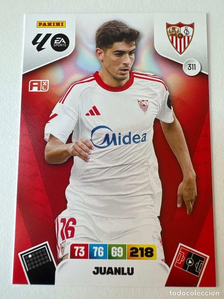 Cromos de f&uacute;tbol: Carta Juanlu Sevilla 311 Adrenalyn 2025-26
