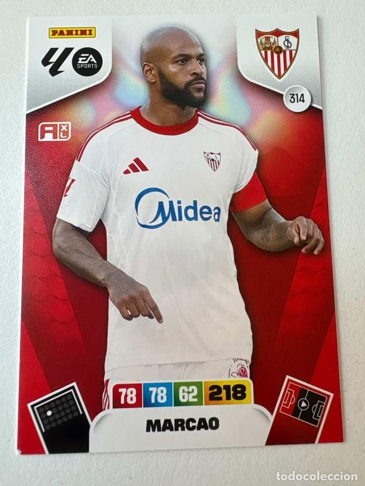 Cromos de f&uacute;tbol: Carta Marcao Sevilla 314 Adrenalyn 2025-26