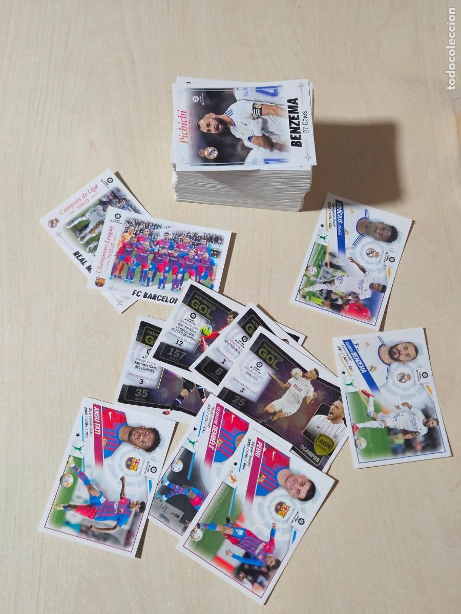 Cromos de f&uacute;tbol: LOTE 284 SIN REPETIR LIGA ESTE 2022 2023 - 22 23 CROMOS - LEER ANUNCIO