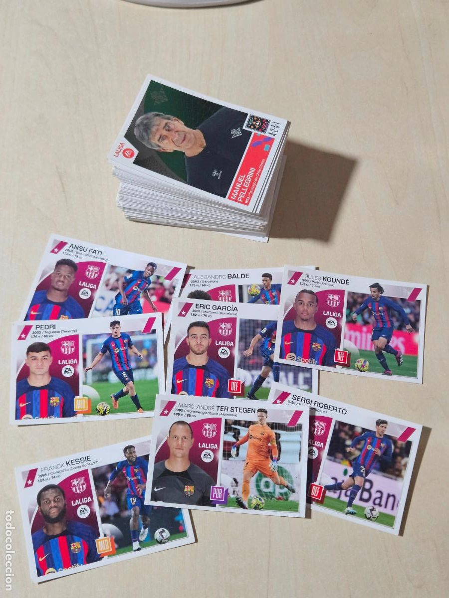 Cromos de f&uacute;tbol: LOTE 187 SIN REPETIR LIGA ESTE 2023 2024 - 23 24 CROMOS - LEER ANUNCIO