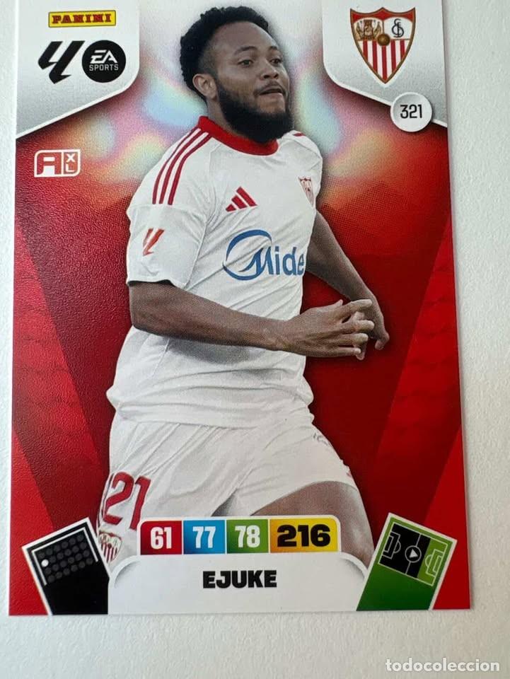 Cromos de f&uacute;tbol: Carta Ejuke Sevilla 321 Adrenalyn 2025-26