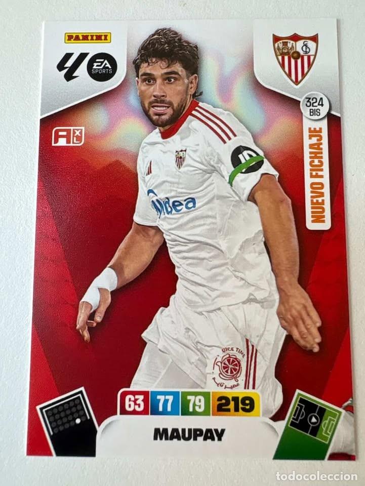 Cromos de f&uacute;tbol: Carta Maupay Sevilla 324bis Adrenalyn 2025-26