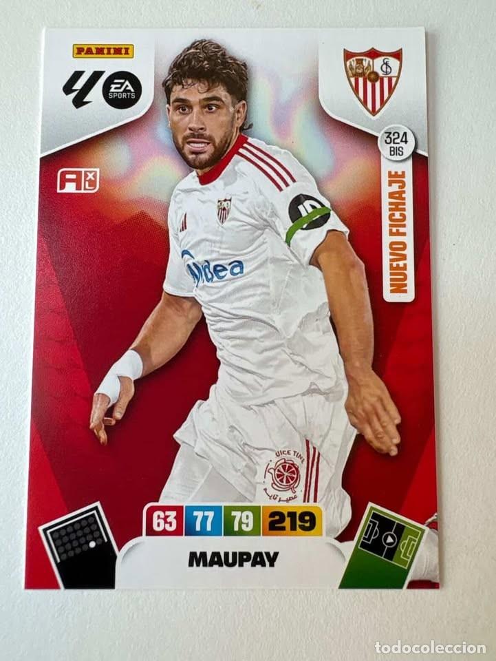 Cromos de f&uacute;tbol: Carta Maupay Sevilla 324bis Adrenalyn 2025-26