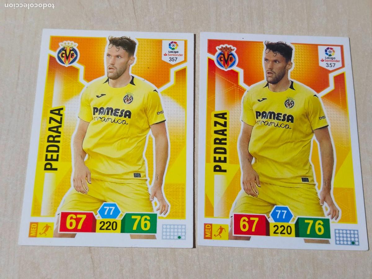 Fu&szlig;ball-Sticker: ADRENALYN 18-19 ERROR PEDRAZA - DELANTERA TRASERA