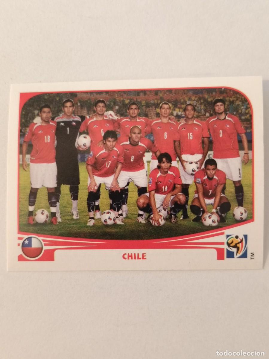 Fu&szlig;ball-Sticker: #619 ALINEACION (CHILE) MUNDIAL SUDAFRICA 2010 PANINI