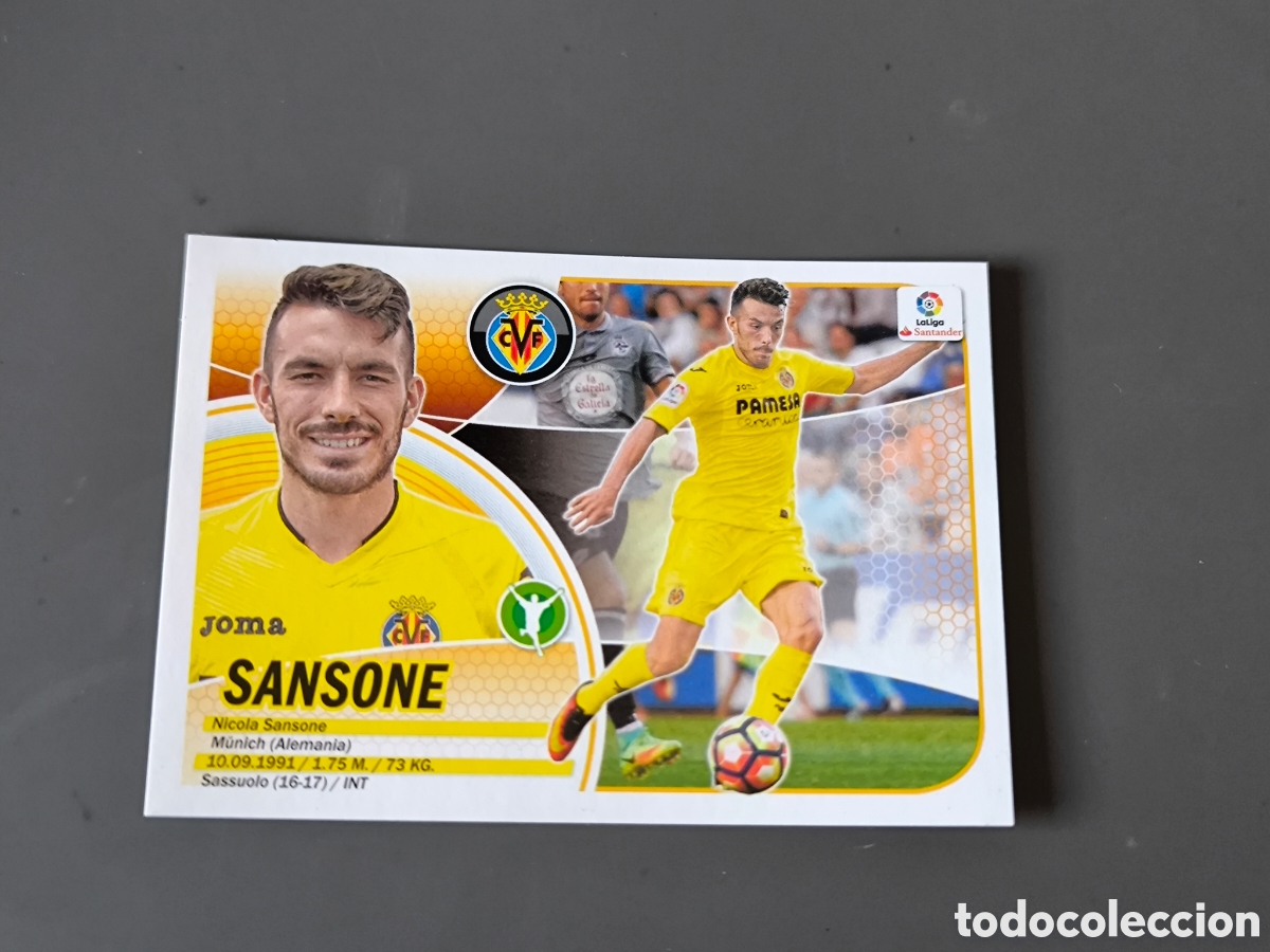 Fu&szlig;ball-Sticker: SANSONE 14 BIS Villarreal CF Liga Este 16 17