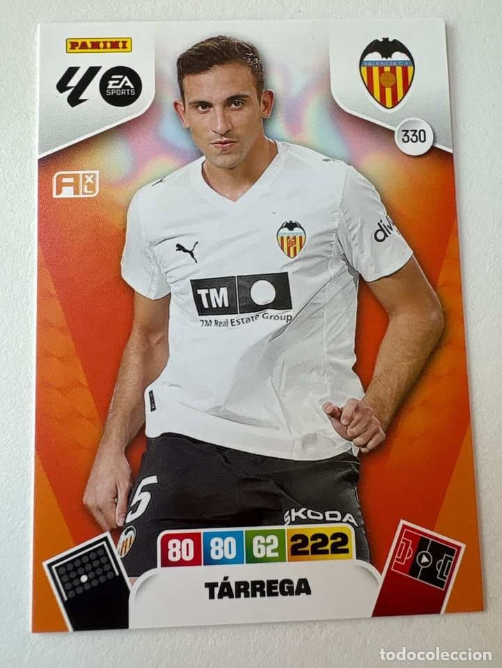 Fu&szlig;ball-Sticker: Carta T&aacute;rrega Valencia 330 Adrenalyn 2025-26