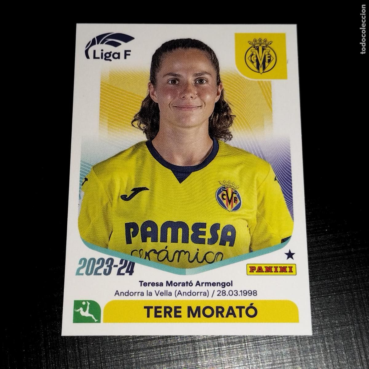 Fu&szlig;ball-Sticker: N&ordm; 318 TERE MORATO VILLARREAL CROMOS LIGA F FEMENINA PANINI 2023 2024 23 24