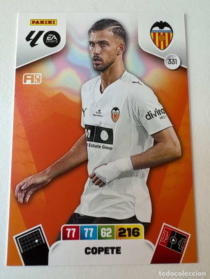 Fu&szlig;ball-Sticker: Carta Copete Valencia 331 Adrenalyn 2025-26