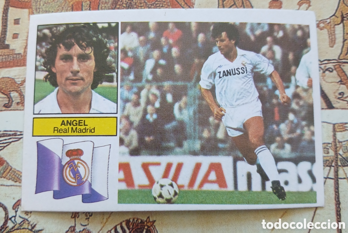Cromos de f&uacute;tbol: CROMO ANGEL REAL MADRID, ED ESTE, LIGA 82 83, IMPECABLE, SIN PEGAR