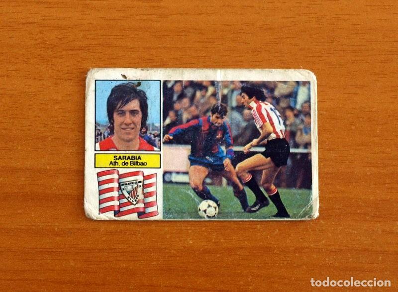 Cromos de f&uacute;tbol: Athletic de Bilbao - Sarabia - Ediciones Este 1982-1983, 82-83 - Cromo Nunca pegado