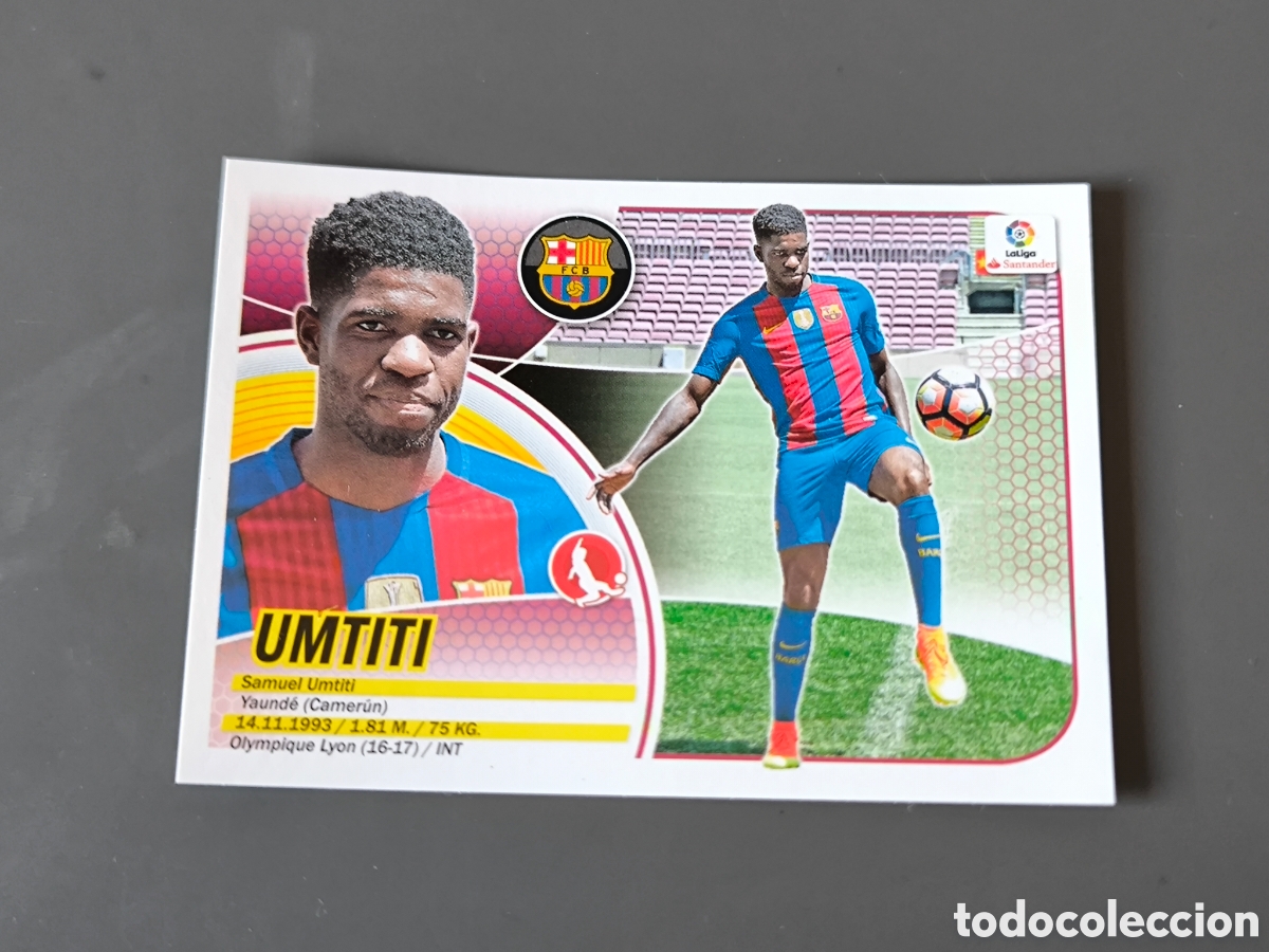 Football Stickers: UMTITI Fichaje 11 FC Barcelona Liga Este 16 17