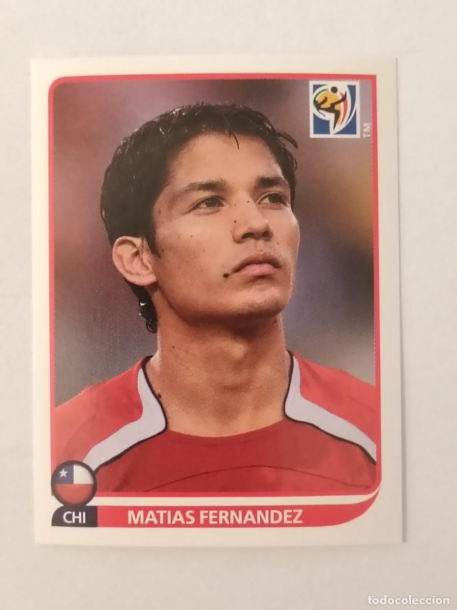 Football Stickers: #632 MATIAS FERNANDEZ (CHILE) MUNDIAL SUDAFRICA 2010 PANINI