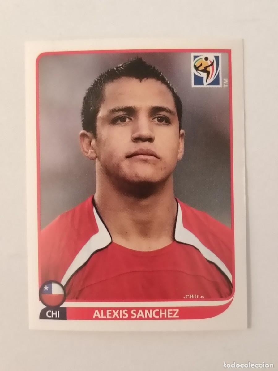 Cromos de f&uacute;tbol: #634 ALEXIS SANCHEZ (CHILE) MUNDIAL SUDAFRICA 2010 PANINI
