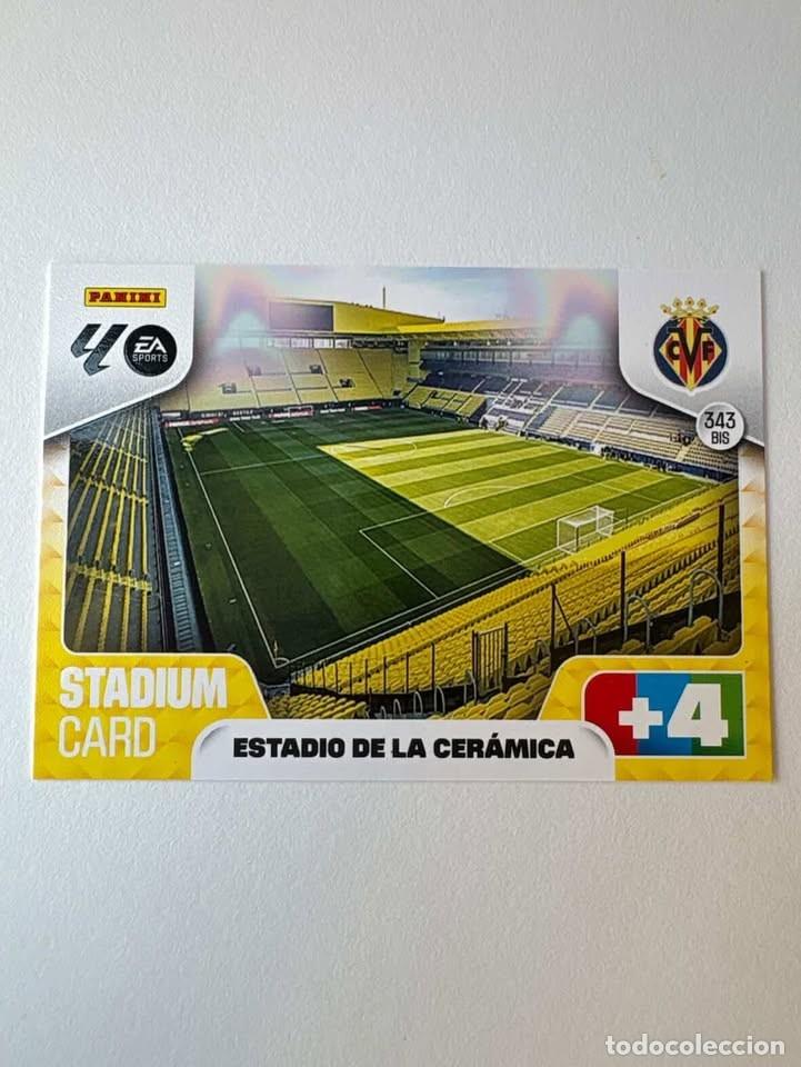 Cromos de f&uacute;tbol: Carta Estadio La Cer&aacute;mica Villareal 343bis Adrenalyn 2025-26