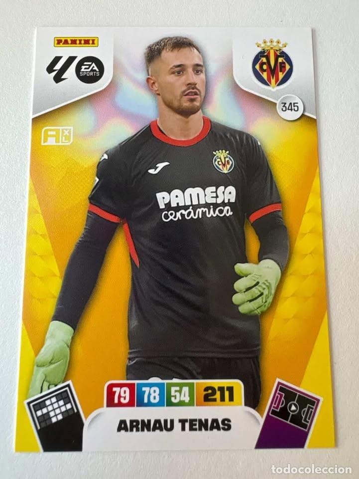 Cromos de f&uacute;tbol: Carta Arnau Tenas Villareal 345 Adrenalyn 2025-26