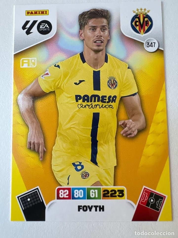 Cromos de f&uacute;tbol: Carta Foyth Villareal 347 Adrenalyn 2025-26
