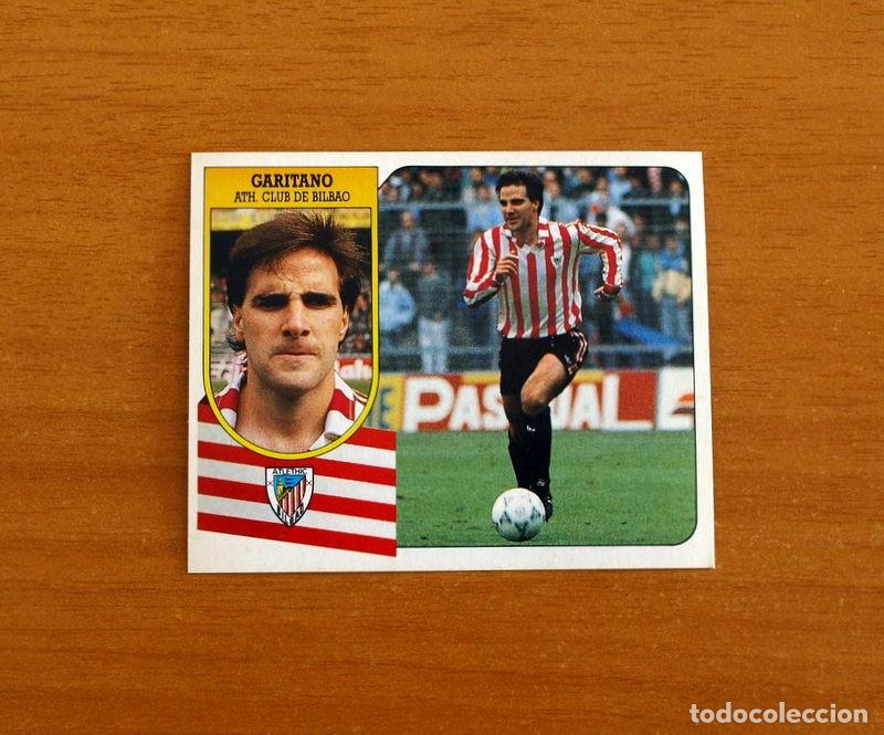 Cromos de f&uacute;tbol: Athletic de Bilbao - Garitano - Ediciones Este Liga 1991-1992, 91-92 - Nunca Pegado