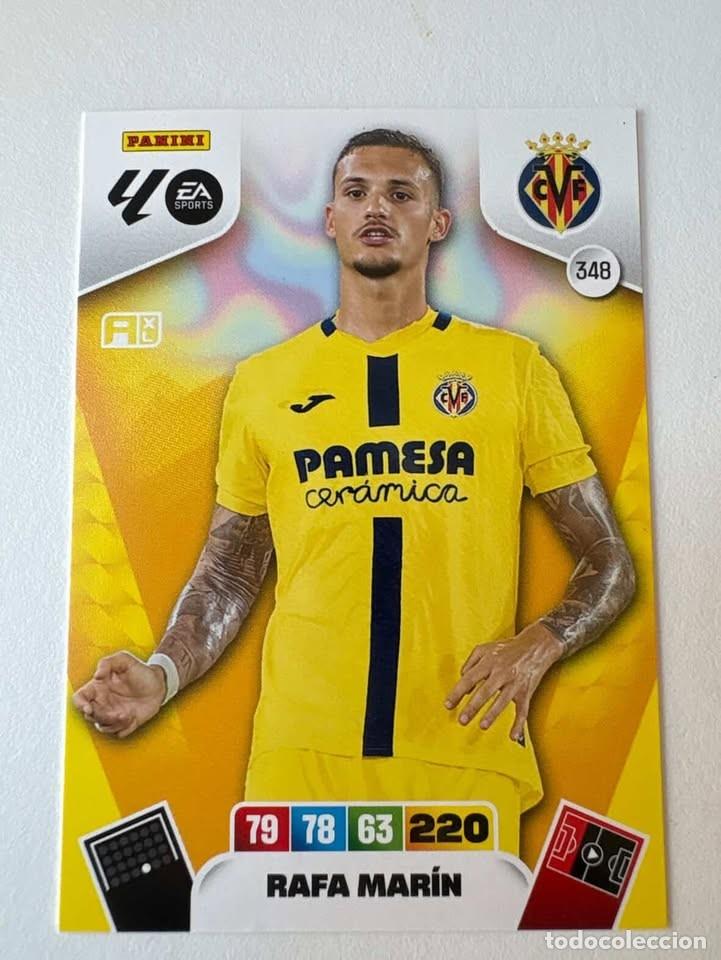 Cromos de f&uacute;tbol: Carta Rafa Mar&iacute;n Villareal 348 Adrenalyn 2025-26