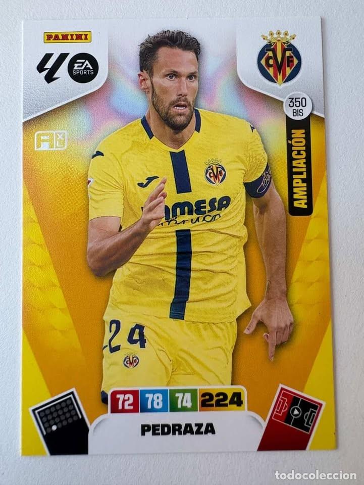 Figurine di Calcio: Carta Pedraza Ampliaci&oacute;n Villareal 350bis Adrenalyn 2025-26
