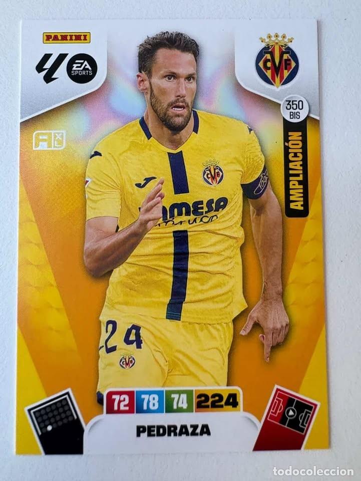 Figurine di Calcio: Carta Pedraza Ampliaci&oacute;n Villareal 350bis Adrenalyn 2025-26