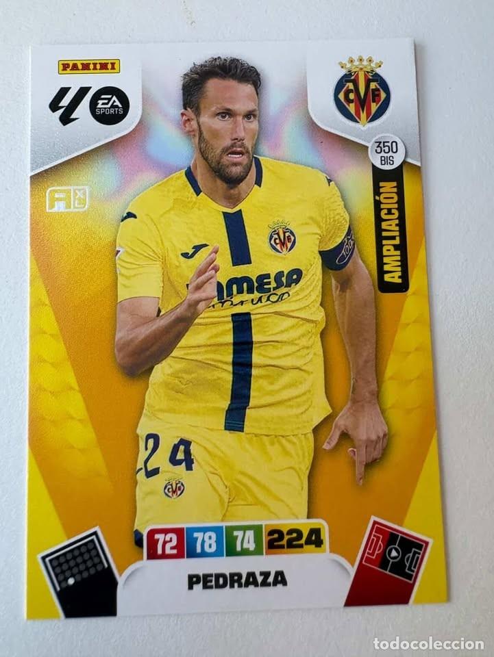 Figurine di Calcio: Carta Pedraza Ampliaci&oacute;n Villareal 350bis Adrenalyn 2025-26