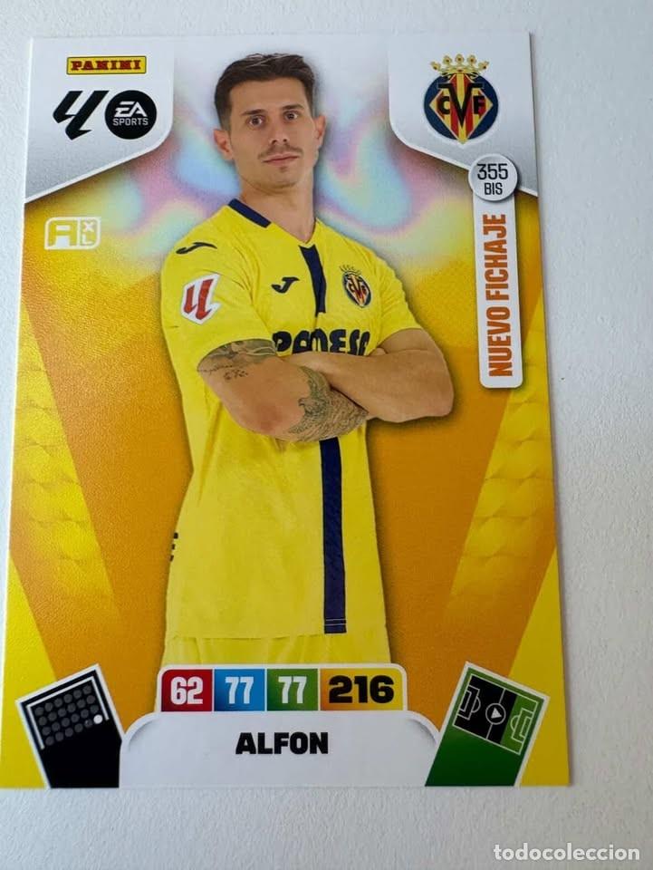 Figurine di Calcio: Carta Alfon Nuevo Fichaje Villareal 355bis Adrenalyn 2025-26