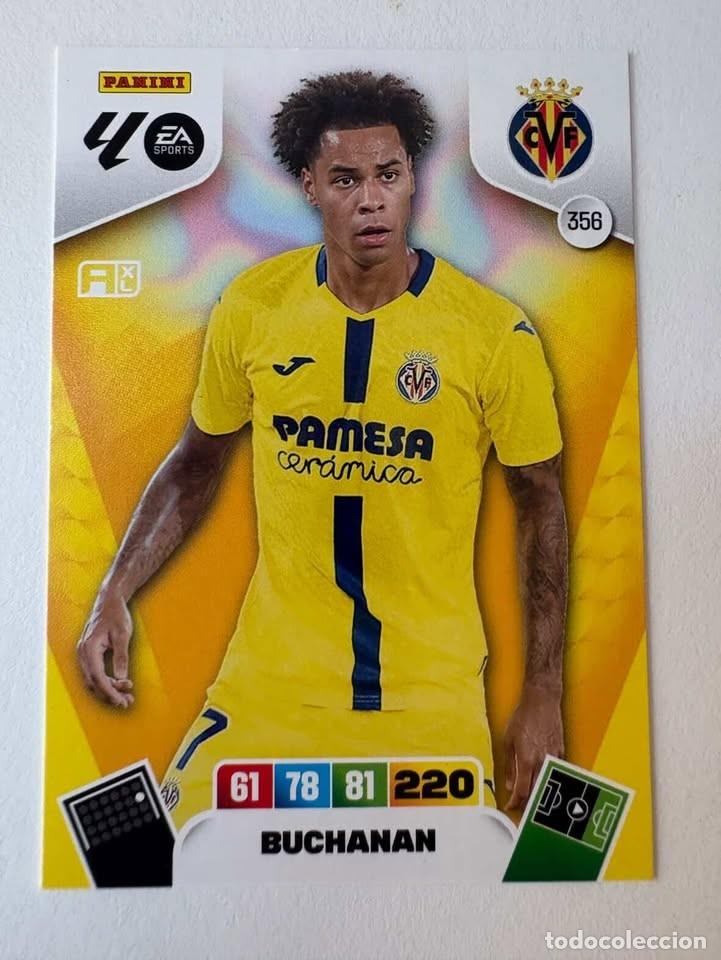 Figurine di Calcio: Carta Buchanan Villareal 356 Adrenalyn 2025-26