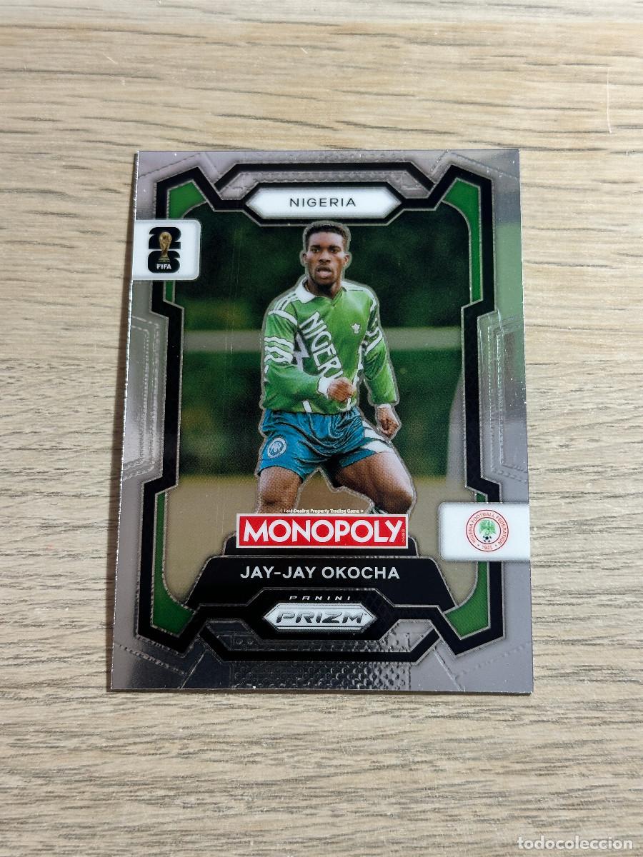 Cromos de f&uacute;tbol: JAY-JAY OKOCHA 82 NIGERIA WORLD CUP 2026 PANINI PRIZM MONOPOLY