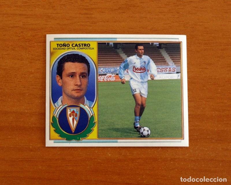Cromos de f&uacute;tbol: Compostela - To&ntilde;o Castro - BAJA - Ediciones Este Liga 1996-1997, 96-97 - Nunca pegado