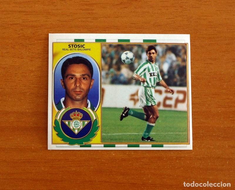 Cromos de f&uacute;tbol: Real Betis - Stosic - Ediciones Este Liga 1996-1997, 96-97 - Nunca pegado