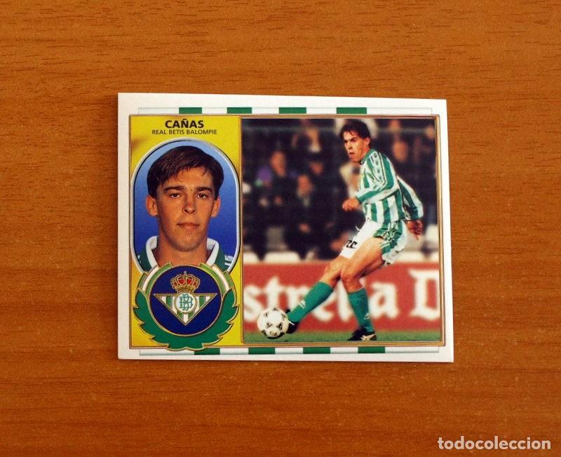 Cromos de f&uacute;tbol: Real Betis - Ca&ntilde;as - Ediciones Este Liga 1996-1997, 96-97 - Nunca pegado
