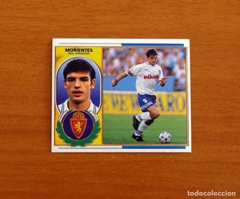 Cromos de f&uacute;tbol: Real Zaragoza - Morientes - Ediciones Este Liga 1996-1997, 96-97 - Nunca pegado