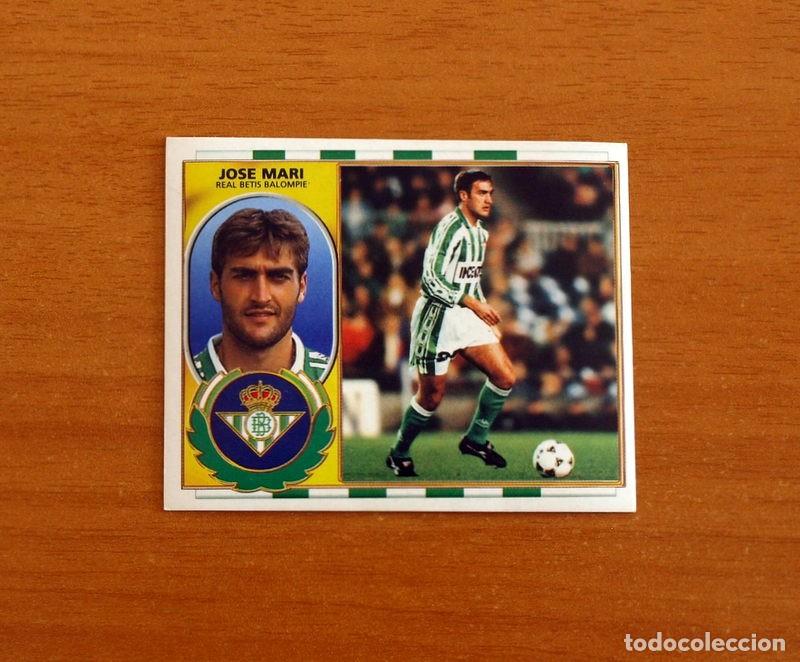 Cromos de f&uacute;tbol: Real Betis - Jos&eacute; Mari - Baja - Ediciones Este Liga 1996-1997, 96-97 - Nunca pegado