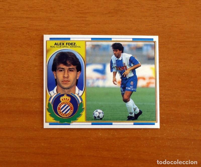 Cromos de f&uacute;tbol: R.C.D. Espa&ntilde;ol-Espanyol - Alex Fern&aacute;ndez - Ediciones Este Liga 1996-1997, 96-97 - Nunca pegado