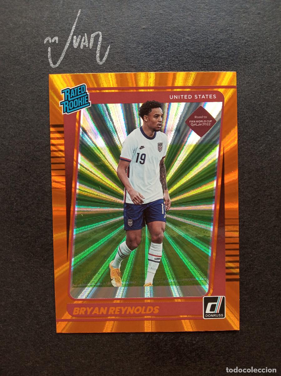 Cromos de f&uacute;tbol: ORANGE LASER RATED ROOKIE BRYAN REYNOLDS UNITED STATES MUNDIAL 2026 ⚽ PANINI &reg; DONRUSS QATAR 21 22