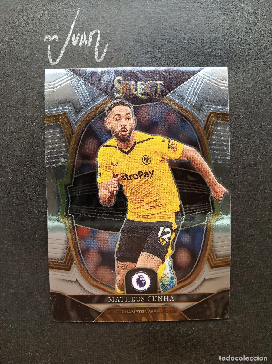 Cromos de f&uacute;tbol: MATHEUS CUNHA WOLVERHAMPTON WANDERERS BRASIL MUNDIAL 2026 ⚽ PANINI &reg; SELECT PREMIER 2022 2023 22 23