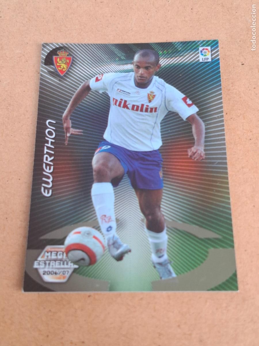 Cromos de f&uacute;tbol: MEGACRACKS 2006 2007 06 07 - PANINI - 380 EWERTHON - REAL ZARAGOZA - CP13